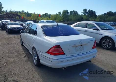 2002 Mercedes-Benz S 430 from USA, damaged, VIN WDBNG70J72A299999